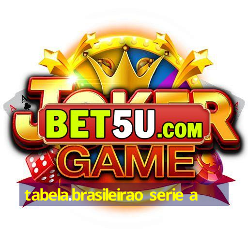 tabela.brasileirao serie a